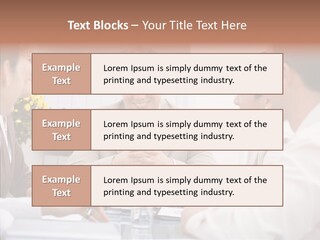Partner Partnership Coworkers PowerPoint Template