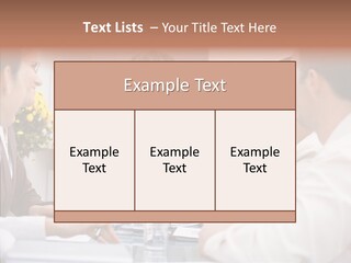 Partner Partnership Coworkers PowerPoint Template