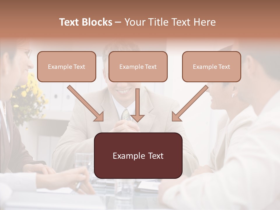 Partner Partnership Coworkers PowerPoint Template