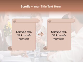 Partner Partnership Coworkers PowerPoint Template