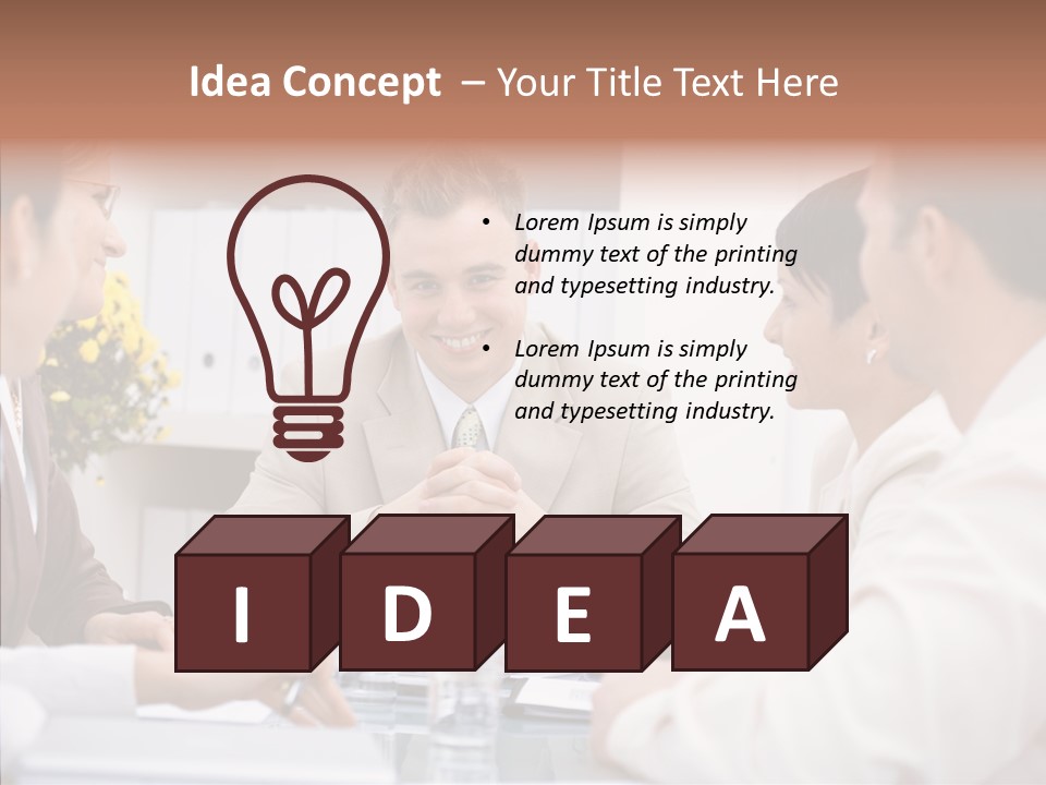 Partner Partnership Coworkers PowerPoint Template