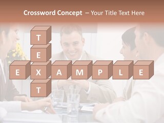 Partner Partnership Coworkers PowerPoint Template