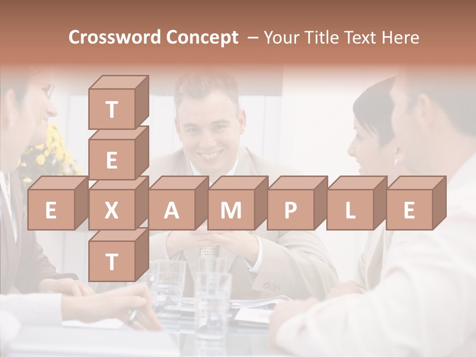 Partner Partnership Coworkers PowerPoint Template