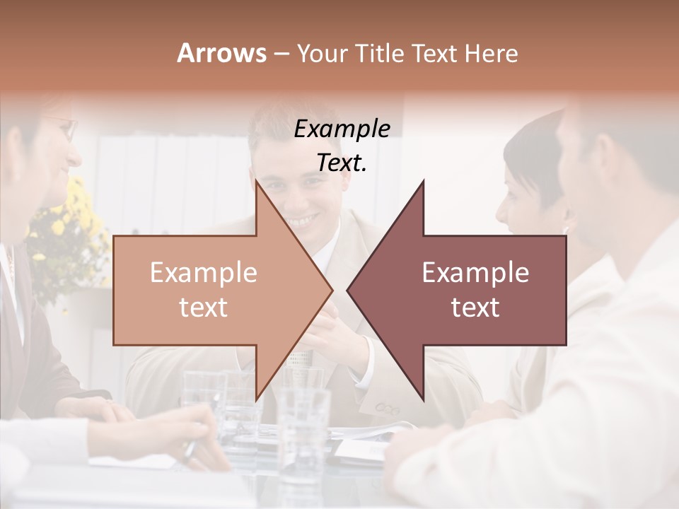 Partner Partnership Coworkers PowerPoint Template