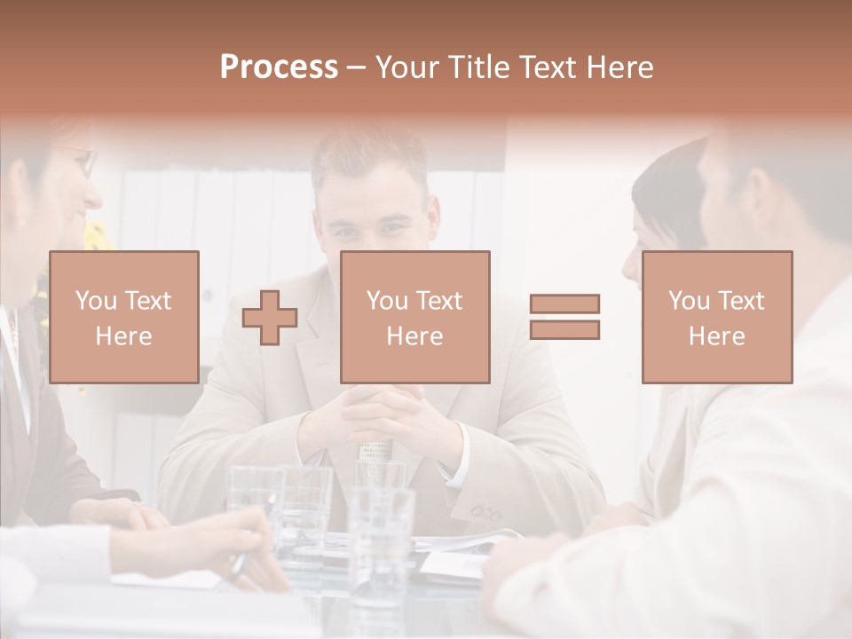Partner Partnership Coworkers PowerPoint Template