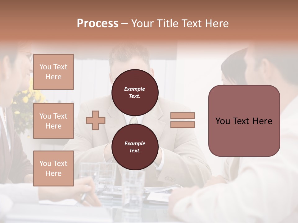 Partner Partnership Coworkers PowerPoint Template
