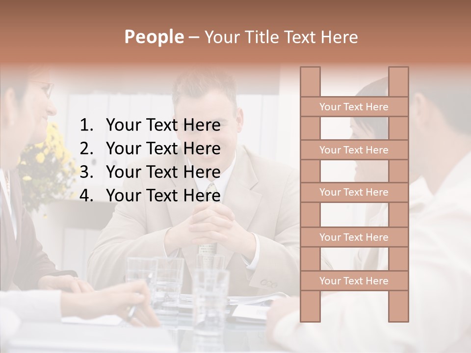 Partner Partnership Coworkers PowerPoint Template