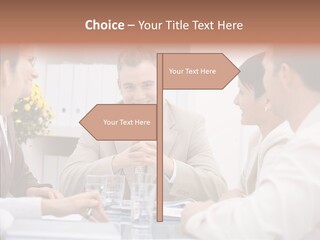 Partner Partnership Coworkers PowerPoint Template