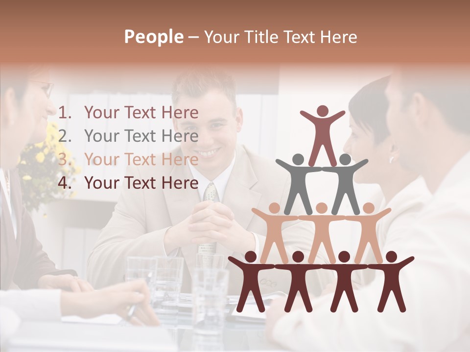 Partner Partnership Coworkers PowerPoint Template