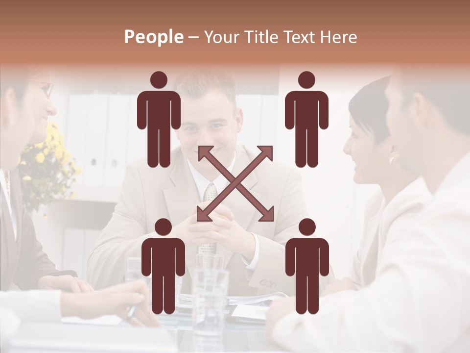 Partner Partnership Coworkers PowerPoint Template