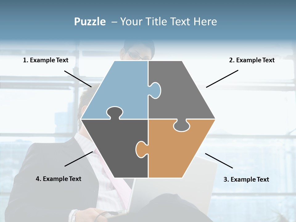 Teamwork Short Secretary PowerPoint Template