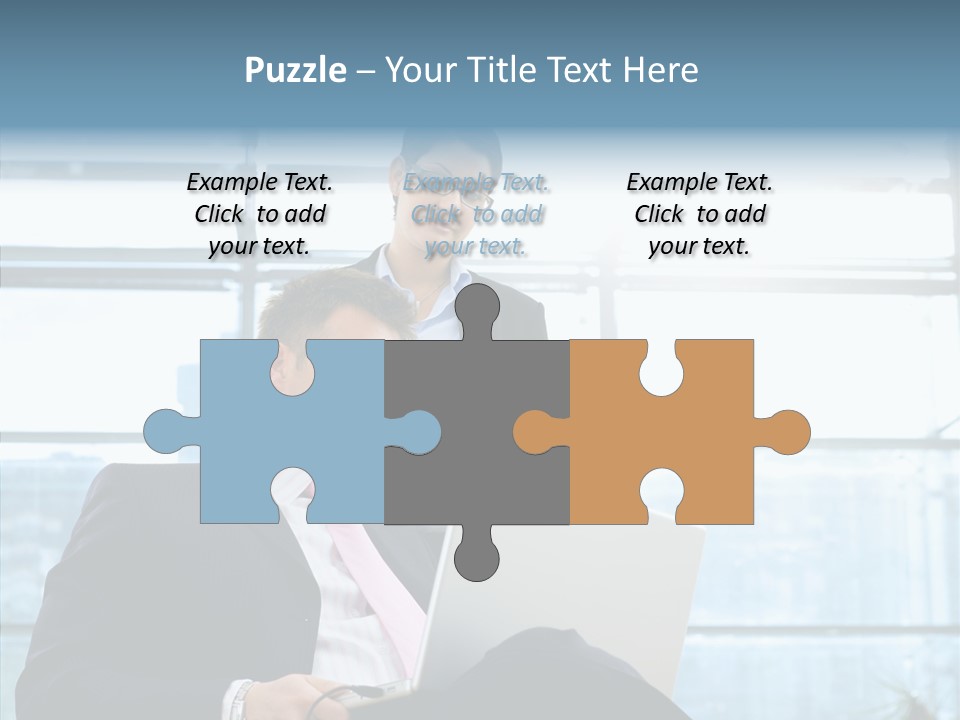 Teamwork Short Secretary PowerPoint Template