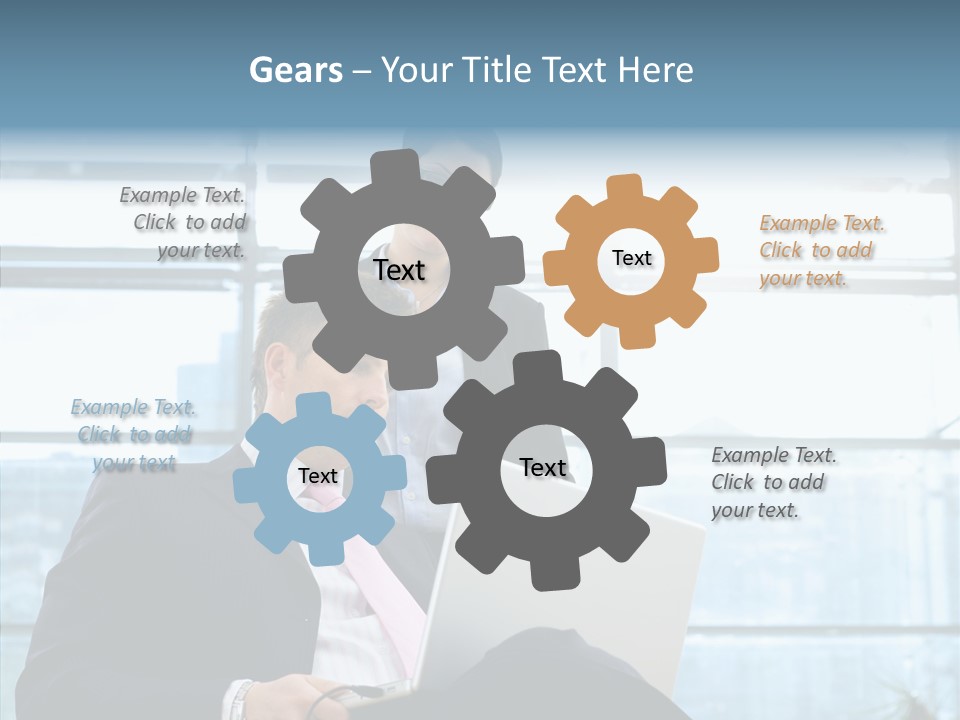 Teamwork Short Secretary PowerPoint Template