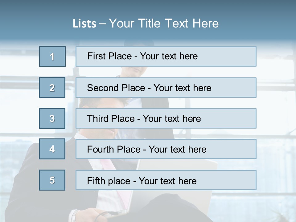 Teamwork Short Secretary PowerPoint Template