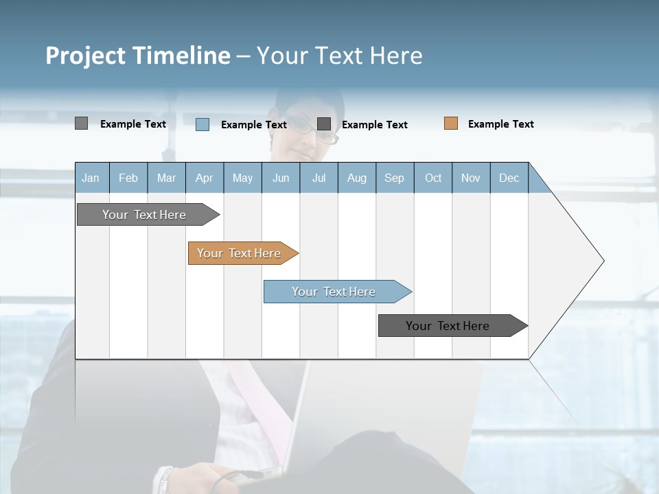 Teamwork Short Secretary PowerPoint Template