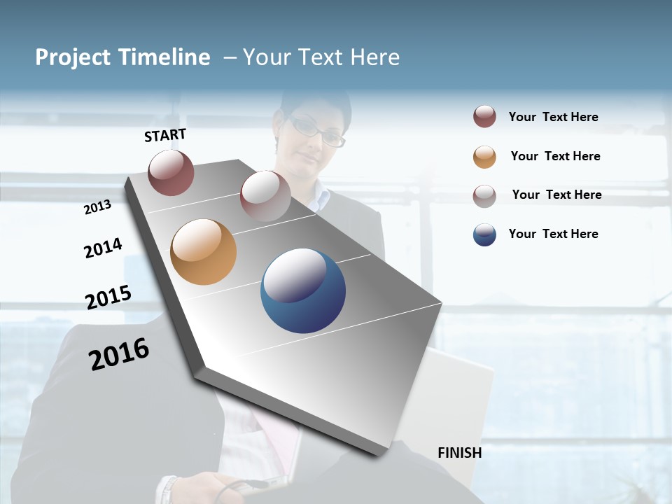 Teamwork Short Secretary PowerPoint Template