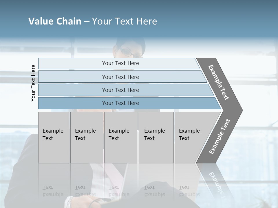 Teamwork Short Secretary PowerPoint Template
