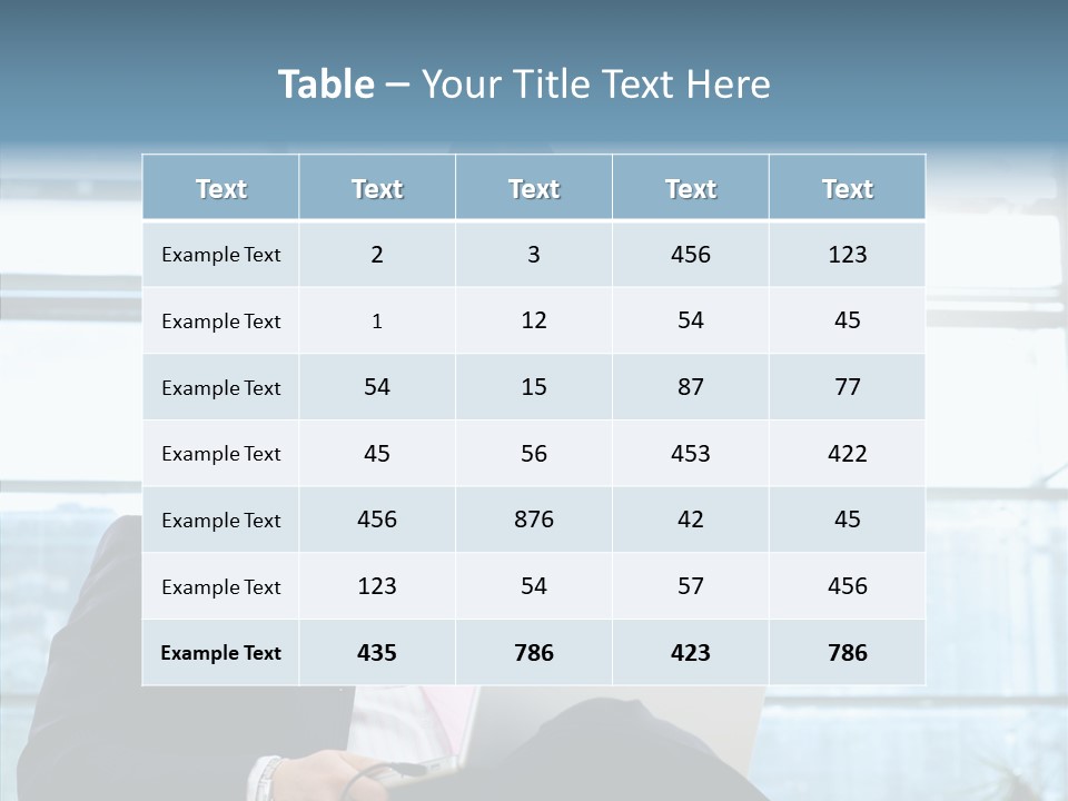 Teamwork Short Secretary PowerPoint Template