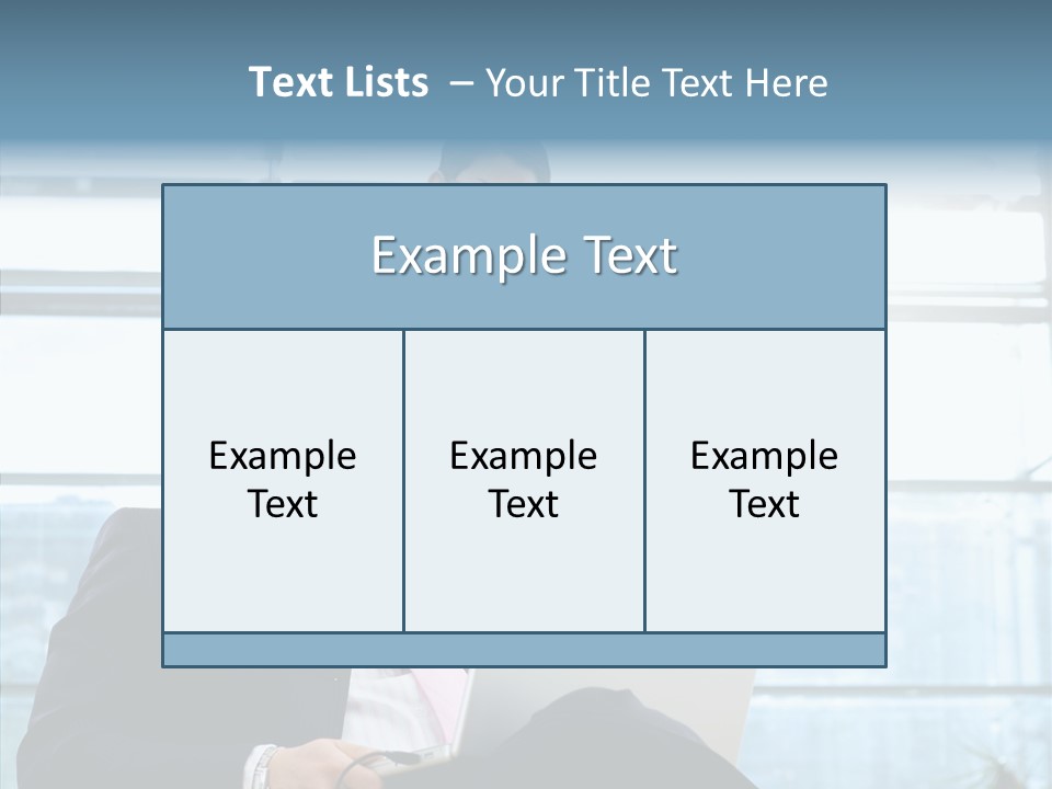Teamwork Short Secretary PowerPoint Template