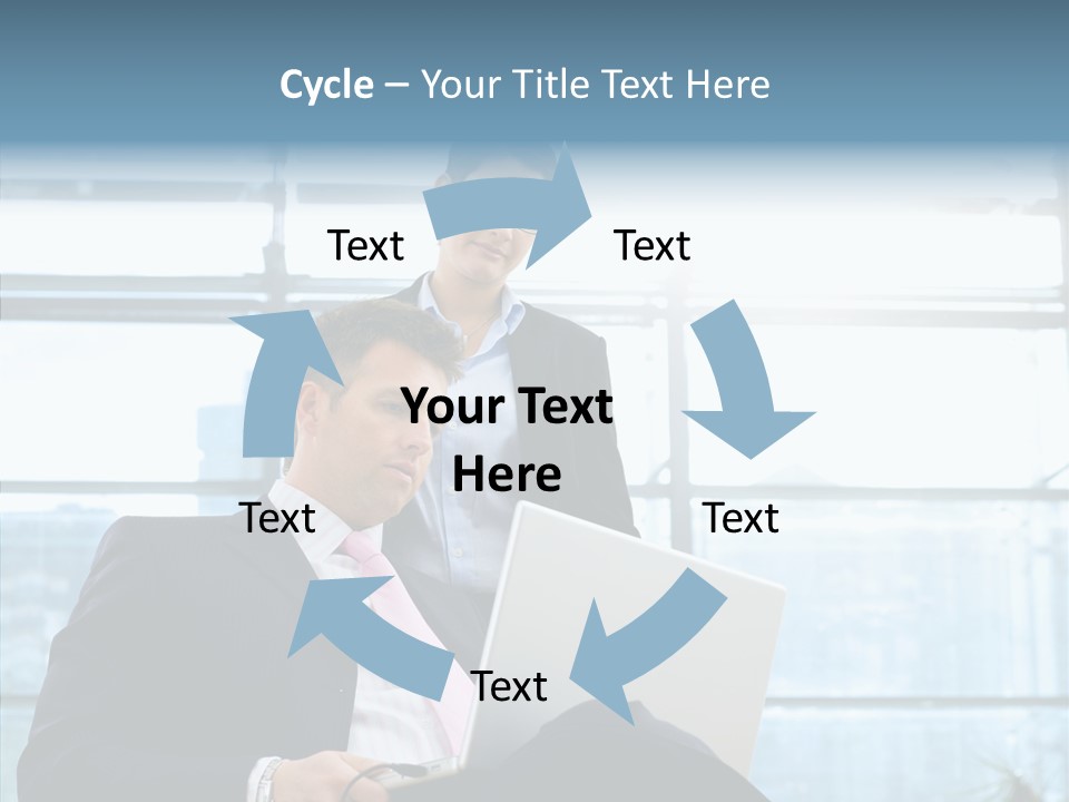 Teamwork Short Secretary PowerPoint Template
