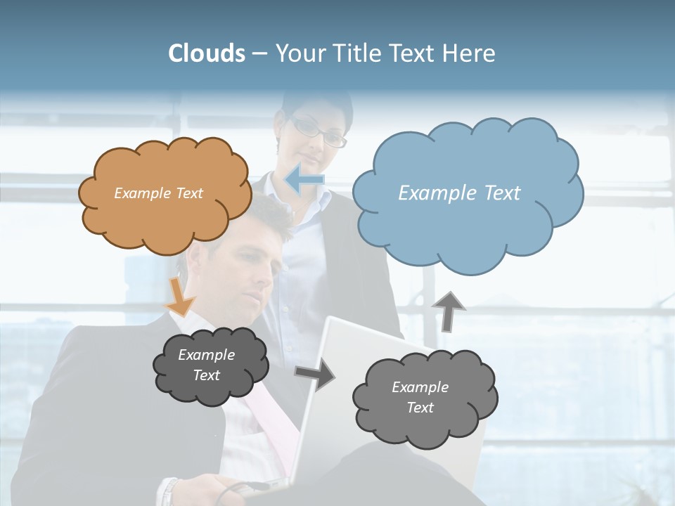 Teamwork Short Secretary PowerPoint Template