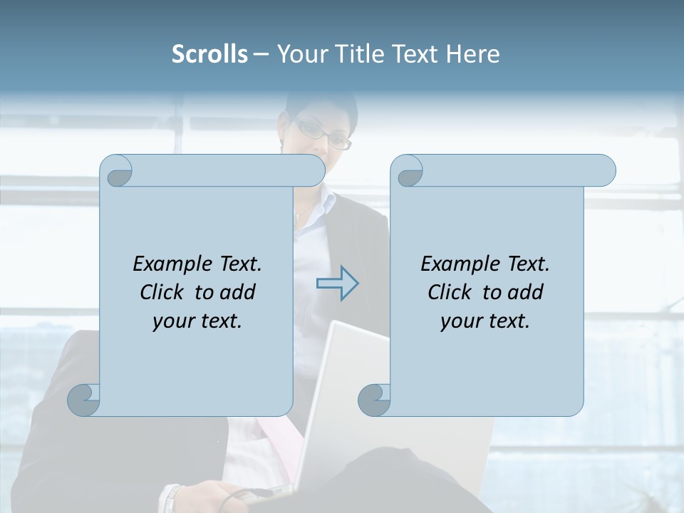 Teamwork Short Secretary PowerPoint Template