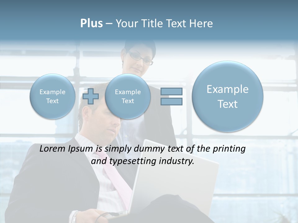 Teamwork Short Secretary PowerPoint Template