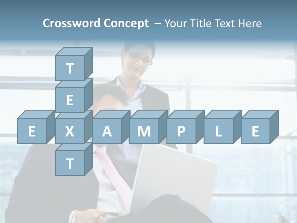 Teamwork Short Secretary PowerPoint Template