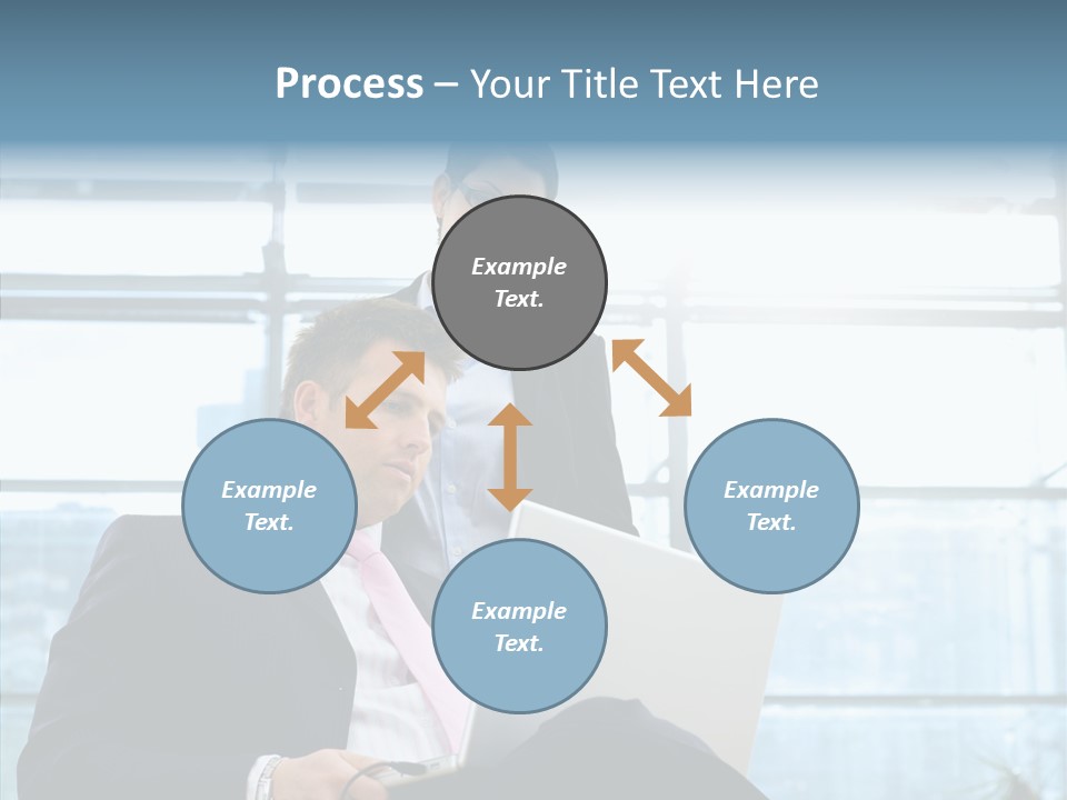 Teamwork Short Secretary PowerPoint Template
