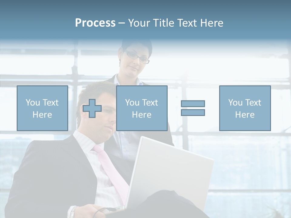 Teamwork Short Secretary PowerPoint Template