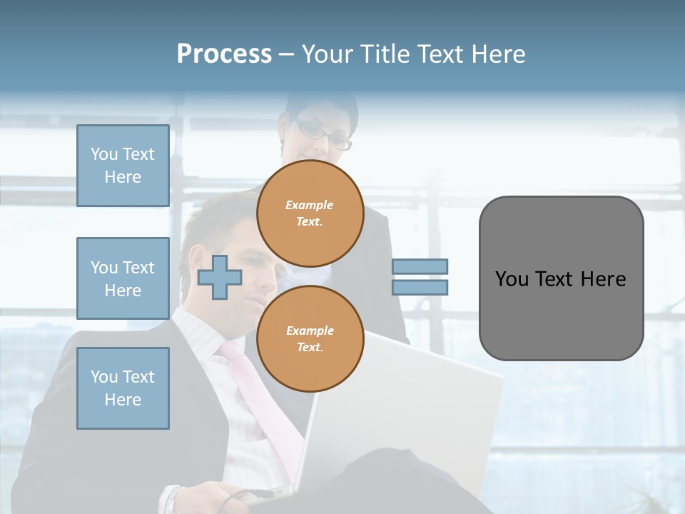 Teamwork Short Secretary PowerPoint Template