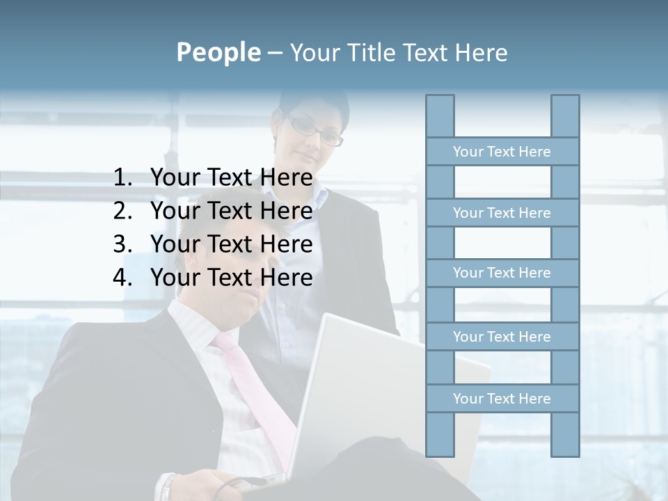 Teamwork Short Secretary PowerPoint Template