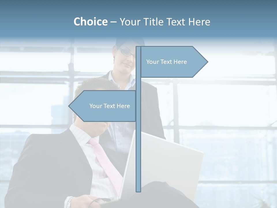 Teamwork Short Secretary PowerPoint Template