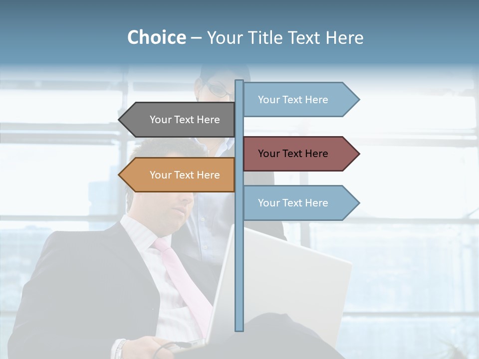 Teamwork Short Secretary PowerPoint Template