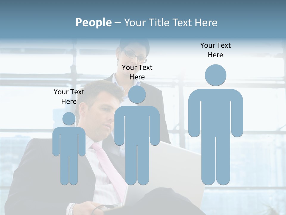 Teamwork Short Secretary PowerPoint Template