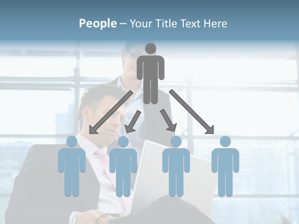 Teamwork Short Secretary PowerPoint Template