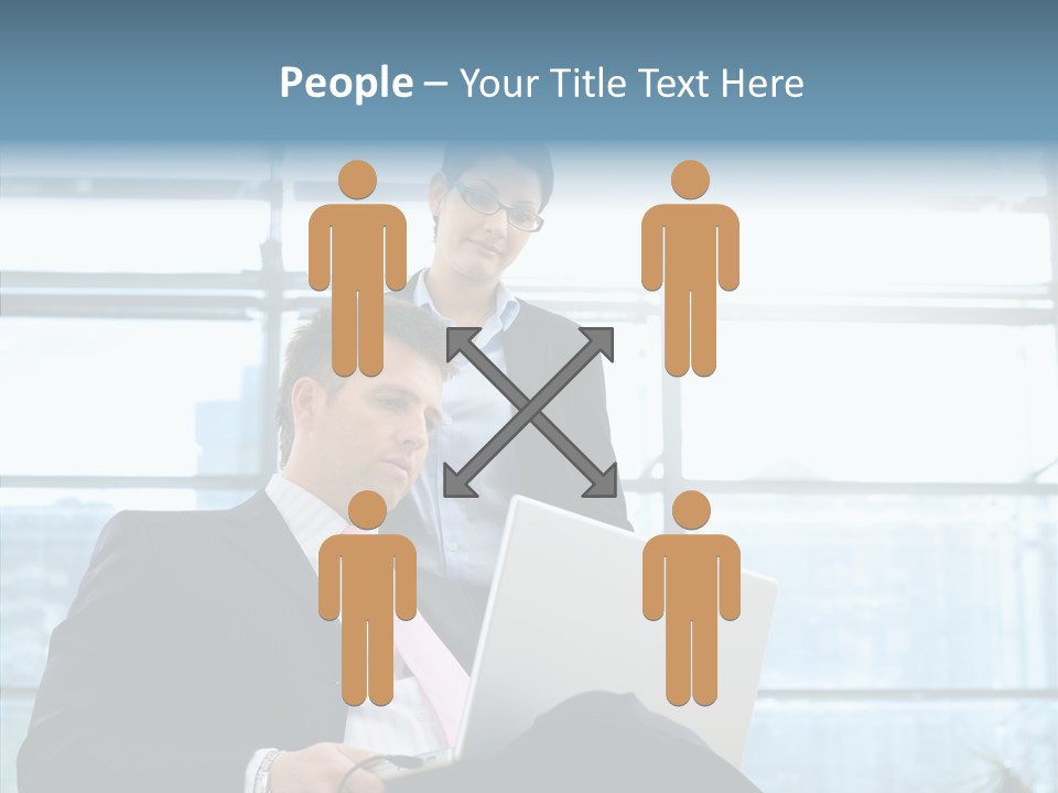 Teamwork Short Secretary PowerPoint Template