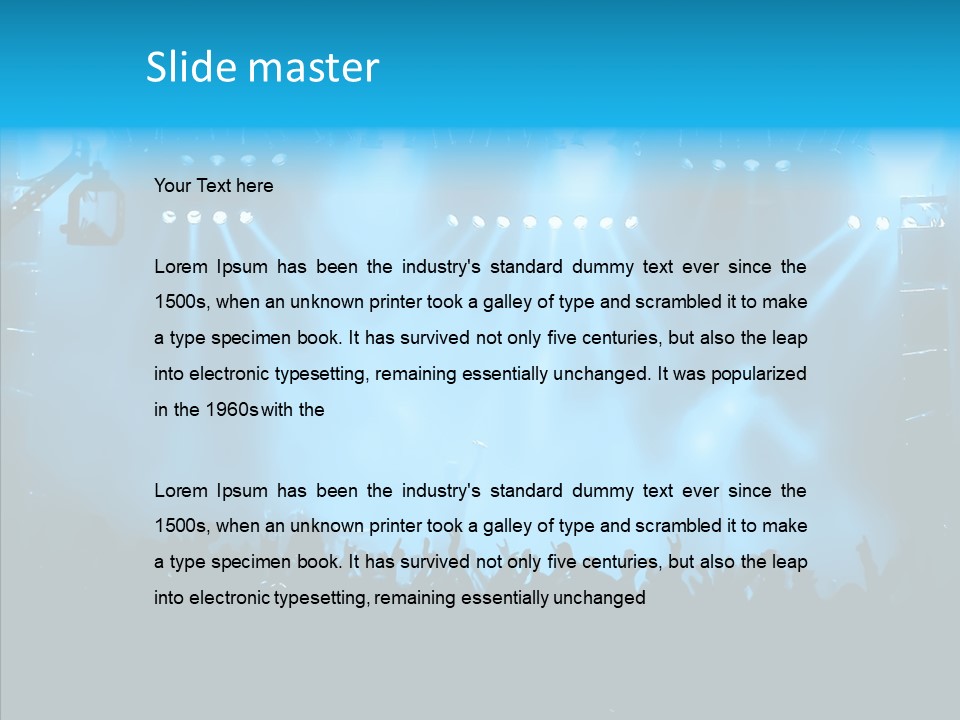 Live Show Air PowerPoint Template