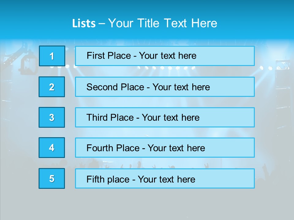 Live Show Air PowerPoint Template