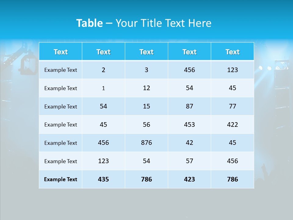 Live Show Air PowerPoint Template