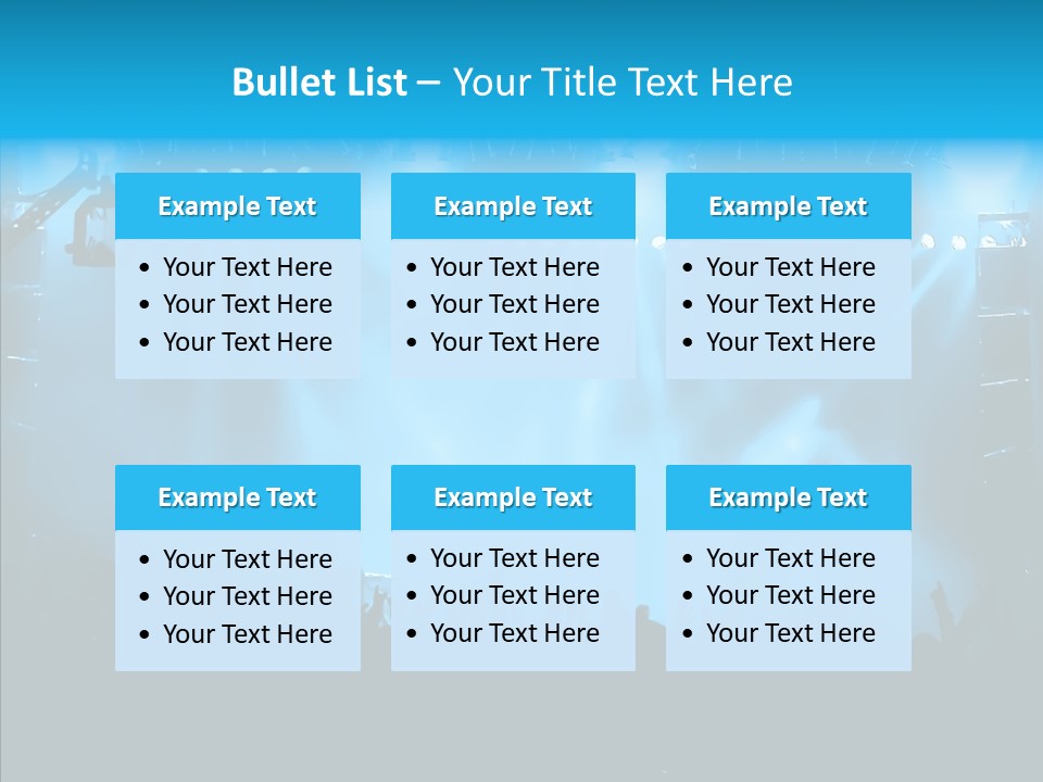 Live Show Air PowerPoint Template
