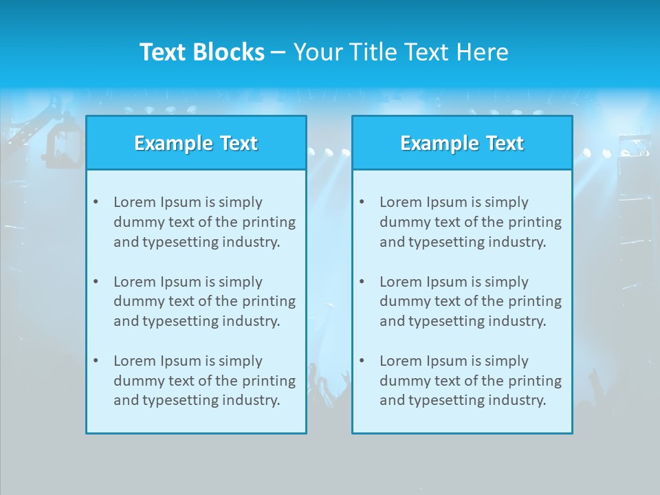 Live Show Air PowerPoint Template