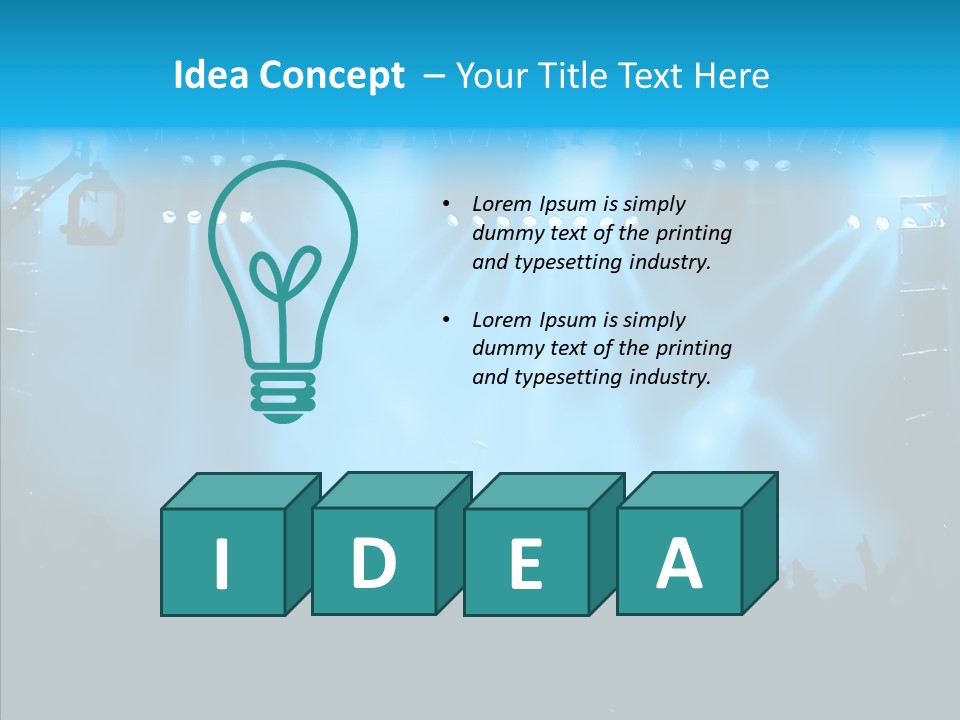 Live Show Air PowerPoint Template