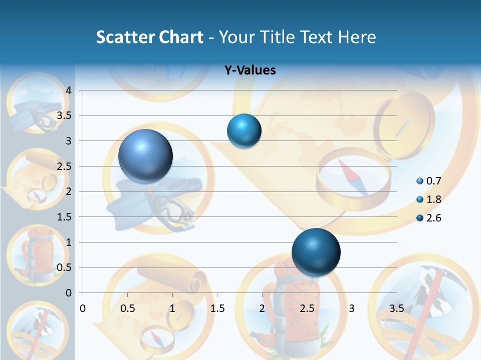Beaches Ice Axe Peak PowerPoint Template
