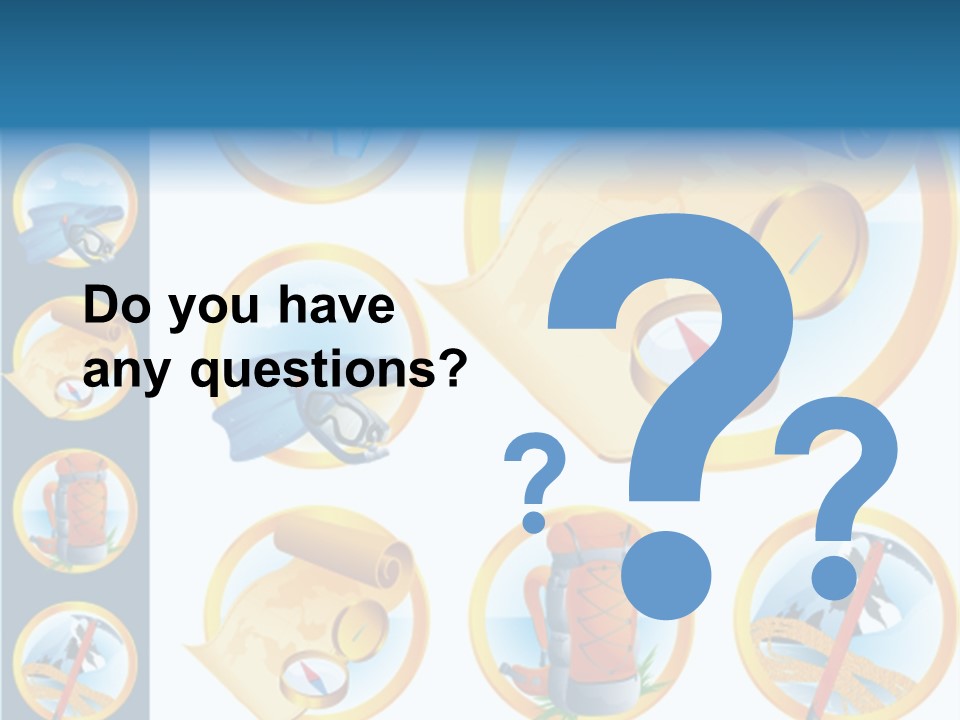 Beaches Ice Axe Peak PowerPoint Template