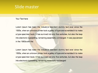 Background Indian Jasmine PowerPoint Template