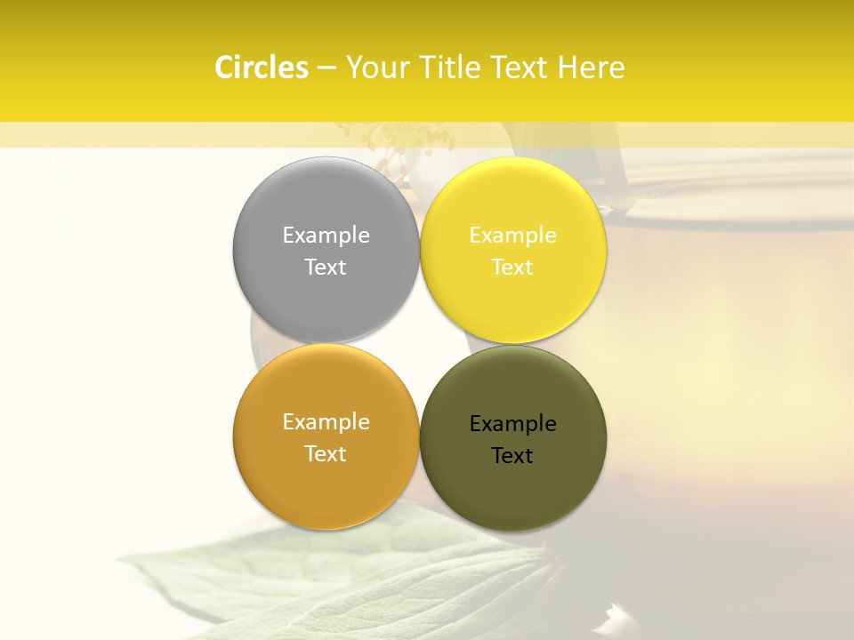 Background Indian Jasmine PowerPoint Template