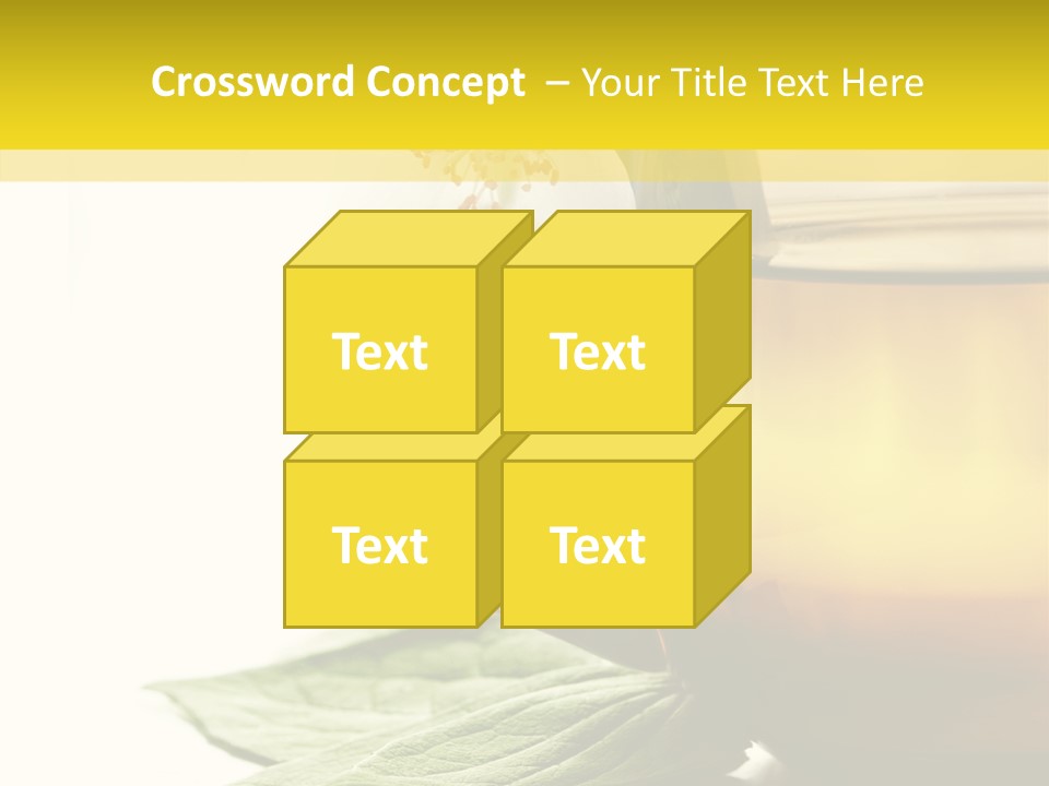 Background Indian Jasmine PowerPoint Template