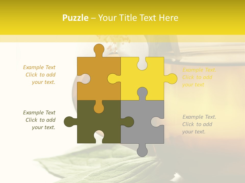 Background Indian Jasmine PowerPoint Template