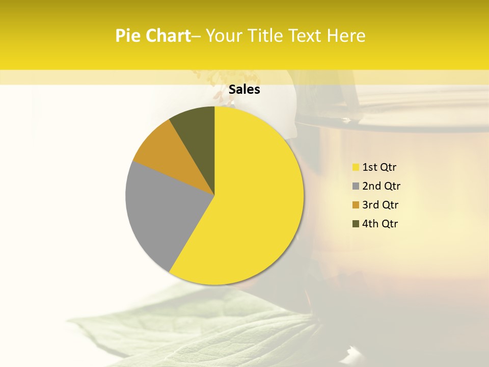 Background Indian Jasmine PowerPoint Template